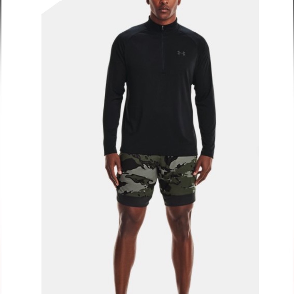 Under Armour Black All Season Loose Lightweight Training Gear 1/2 Zip Pullover M